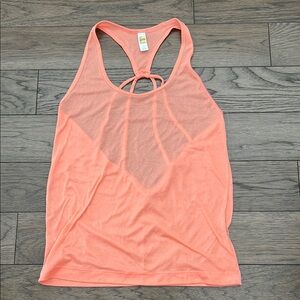 Lole Sheer Peach Racerback Tank Top